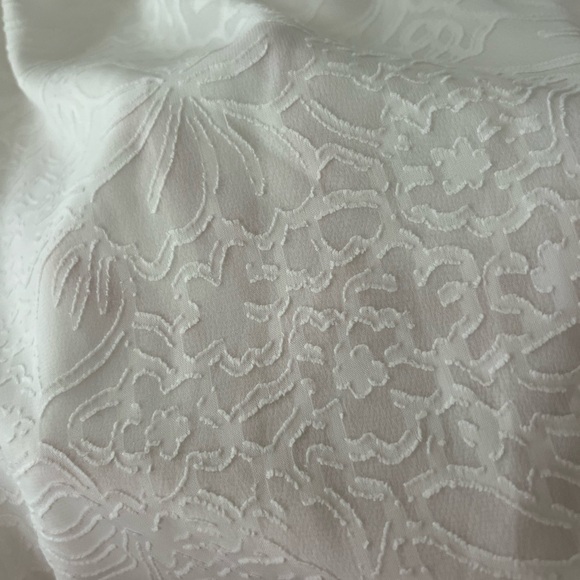 NWT Tanya Taylor Women’s Josette Puff Sleeve Mini Dress in White in size 4 - Picture 8 of 13